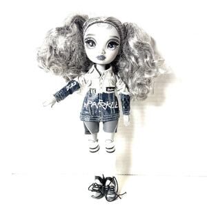 Rainbow High Doll Nicole Steel Grayscale Fashion Doll Shadow High Series